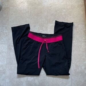 Women’s black scrub kulture pants size medium